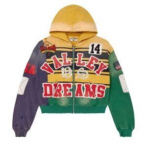 Vale Forever Collage Zip Up 'Mardi Gras'
